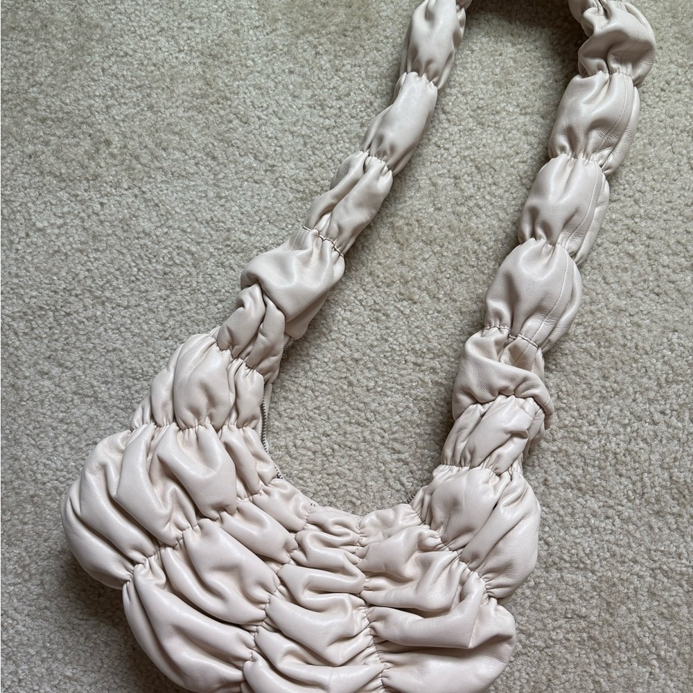 COS Women's White Ripple Crossbody - Leather Great condition
